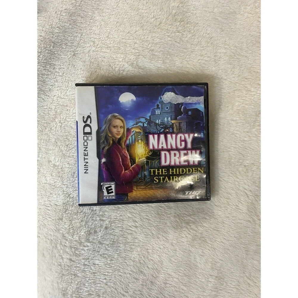 Nintendo DS Nancy Drew The Hidden Staircase THQ Mystery Adventure Game Nostalgia